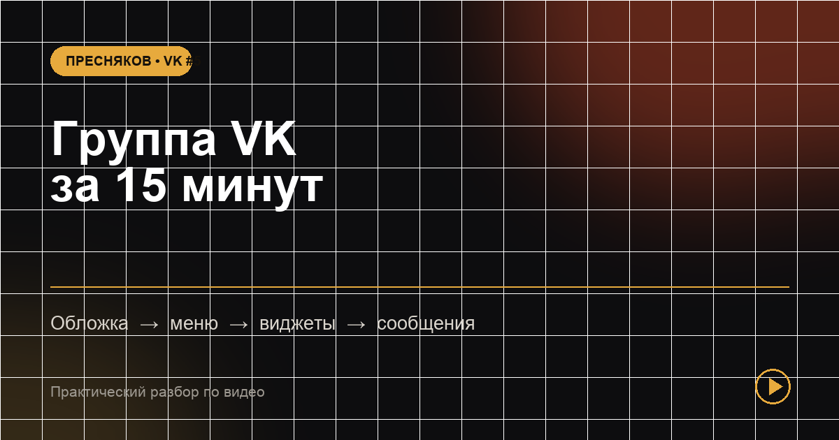 Оформление сообщества ВКонтакте за 15 минут: разбор примера
